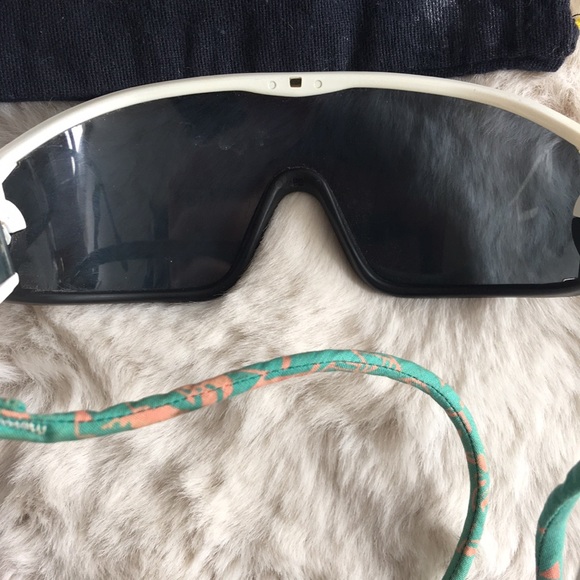 Swatch Accessories | Vintage Swatch Shield Sunglasses White | Poshmark
